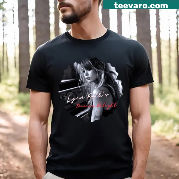 Elegant t-shirt featuring a sheet music cover graphic