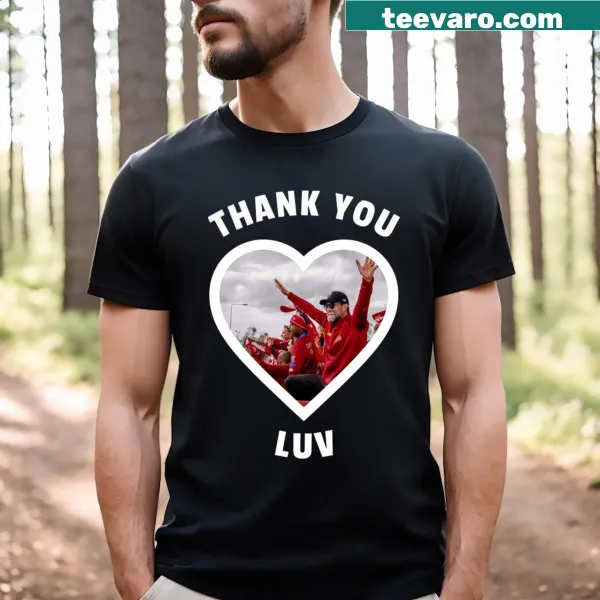 Liverpool FC thank you t-shirt with heartfelt design