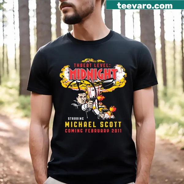 T-shirt inspired by Threat Level Midnight featuring memorable quotes