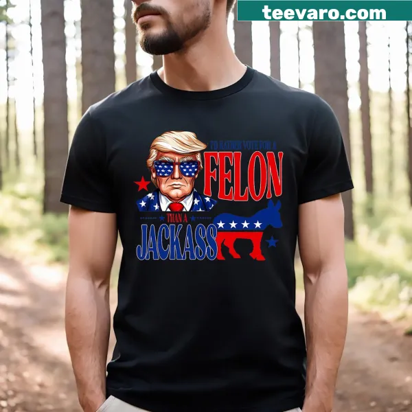 T-shirt with humorous anti-political slogan for Trump supporters