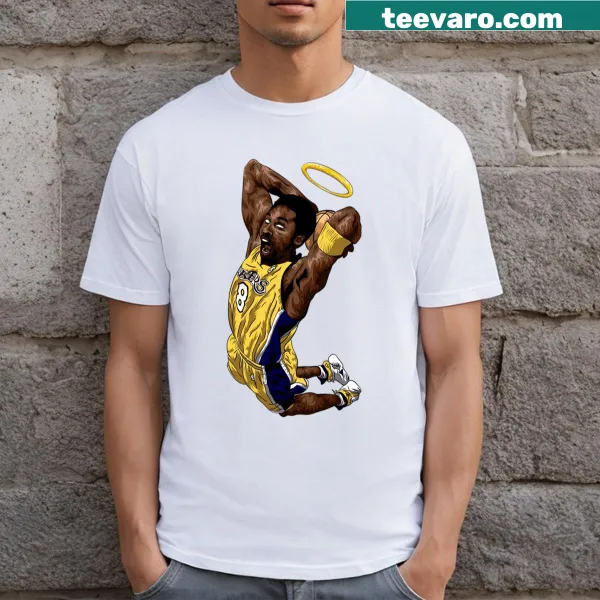 Simple T-shirt featuring a bold basketball graphic for fans
