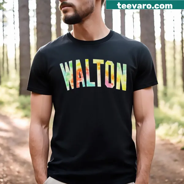 Graphic tribute T-shirt of Bill Walton celebrating basketball
