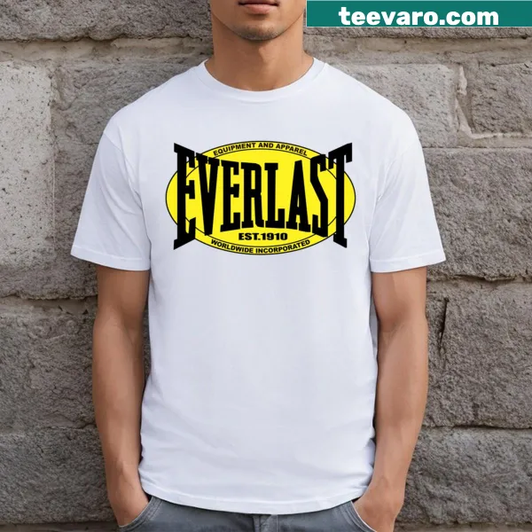 Classic boxing-themed T-shirt with Everlast branding