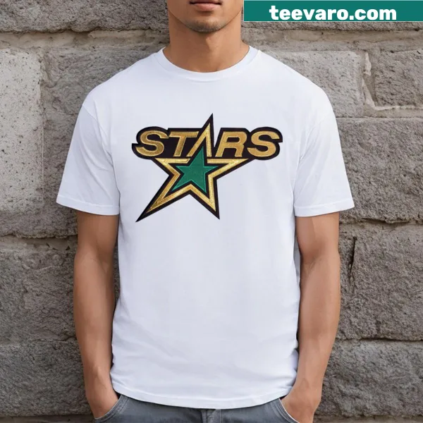 Artistic Stars t-shirt with captivating typography celebrating the cosmos