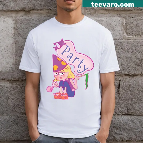 Vintage cartoon birthday T-shirt for kids featuring TV series characters