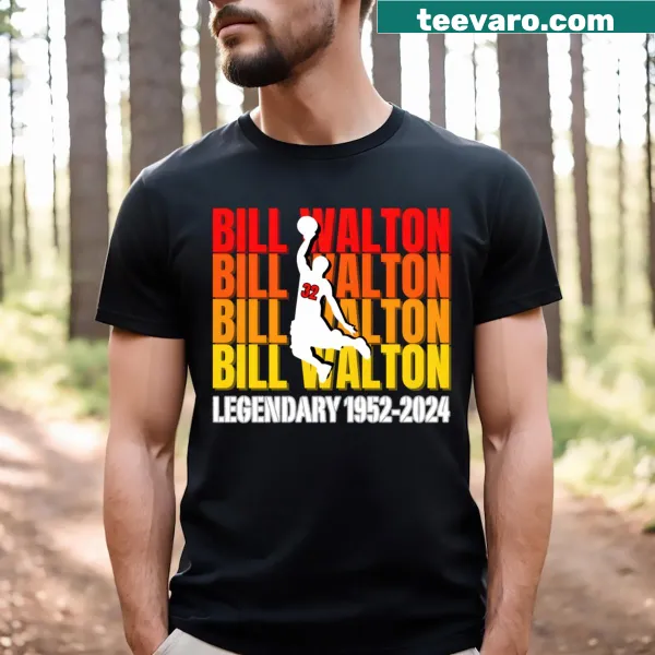Inspirational t-shirt honoring Bill Walton's legendary career