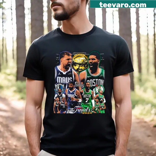 Boston vs Dallas 2024 Finals t-shirt with bold graphics