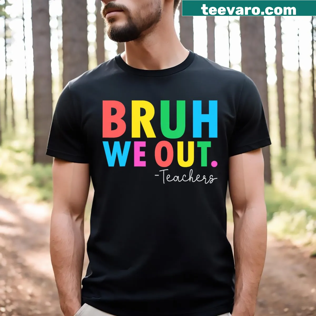 Fun t-shirt for kids celebrating the last day of school — on a men's t-shirt