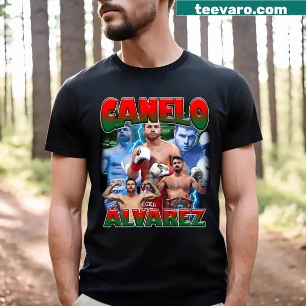 Canelo Alvarez t-shirt with bold graphics