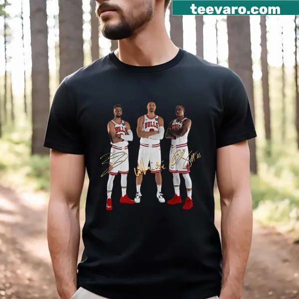 Chicago 2023 Team Pose T-shirt with team illustration