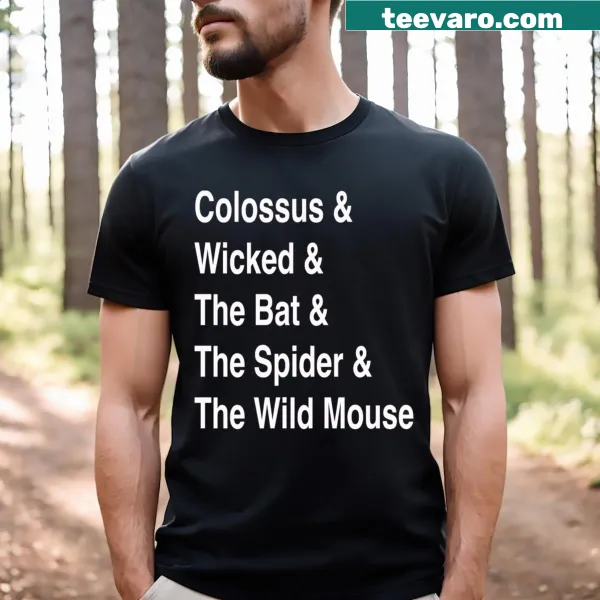 Minimalist typography design on Everett t-shirt