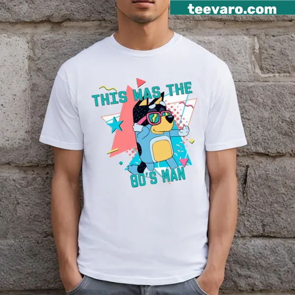 T-shirt with nostalgic text It Was The 80s Man