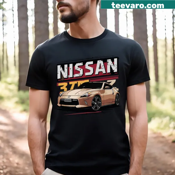Vintage-style shirt featuring the Nissan 350z design for car lovers.