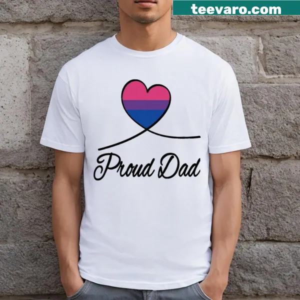 Proud Dad t-shirt with bold text design