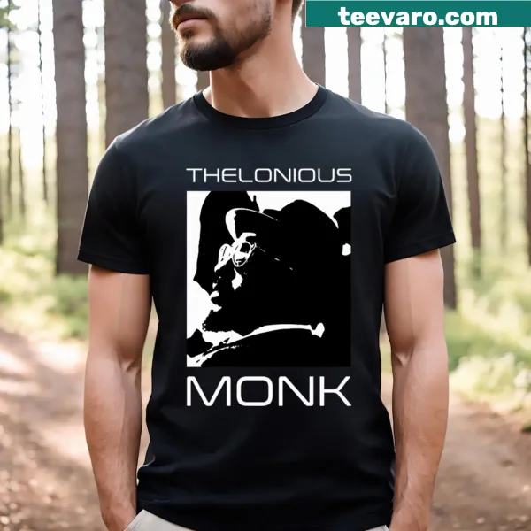 Thelonious Monk T-shirt featuring a tribute design