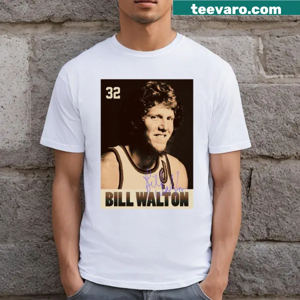 Vintage t-shirt celebrating basketball legend Bill Walton
