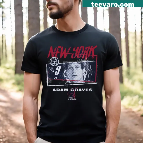Vintage-style T-shirt honoring Adam Graves and New York R