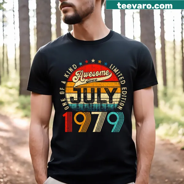 Limited edition T-shirt celebrating the year 1979