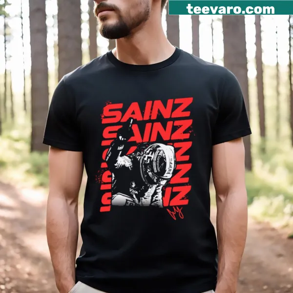 Carlos Sainz repeat name t-shirt