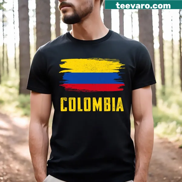 Colombian flag t-shirt for men