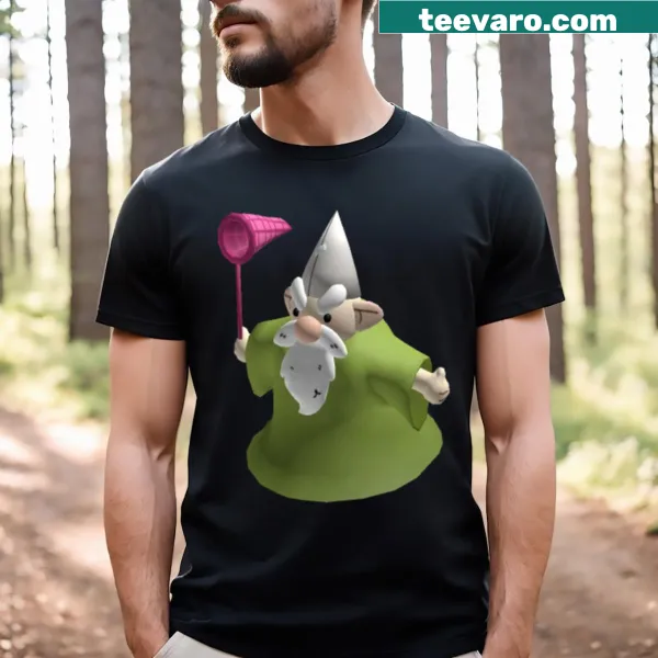 Cartoon gnome t-shirt inspired by viral memes