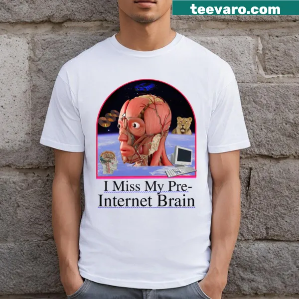 Nostalgic T-shirt about pre-internet days