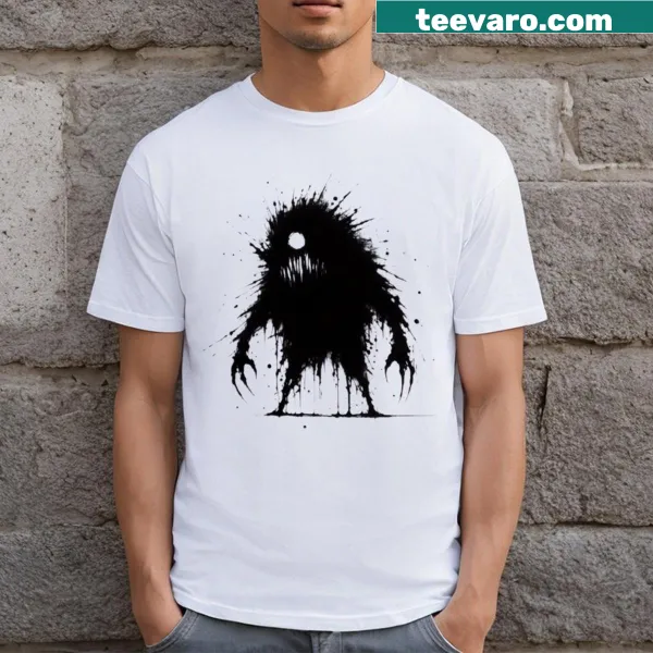 Whimsical monster design inspired by ink blots
