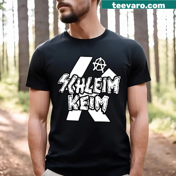 Schleim Keim graphic T-shirt with a unique horror design