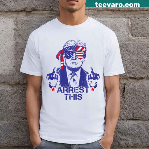 Sarcastic illustration T-shirt featuring political commentary
