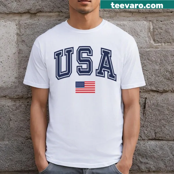 Patriotic American flag T-shirt for men and kids