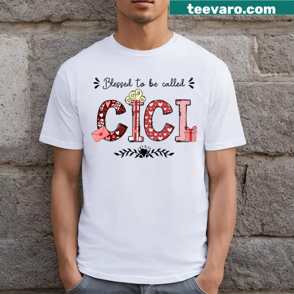 Vintage t-shirt celebrating grandmothers as 'Cici' for various occasions.