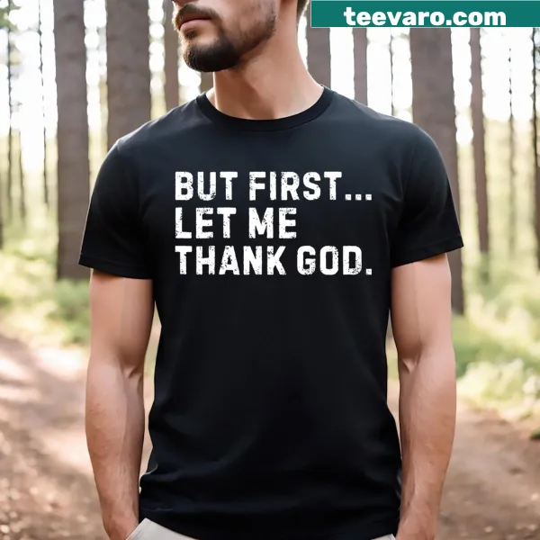 Vintage t-shirt featuring a faith-inspired message for men.