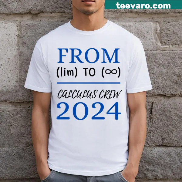 Calculus Crew 2024 t-shirt with funny text design