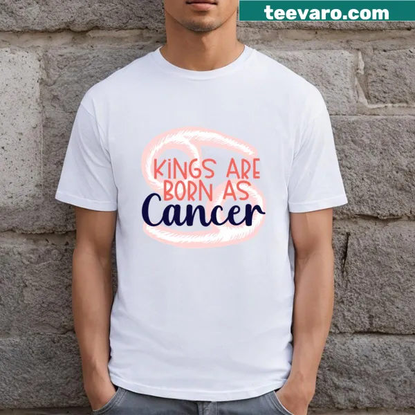 Humorous Cancer Season t-shirt with zodiac text