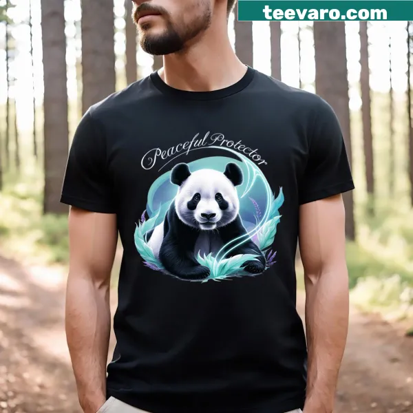 Illustration of a gentle giant dog graphic t-shirt