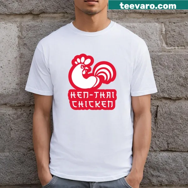 Illustration of Thai cuisine on essential t-shirt