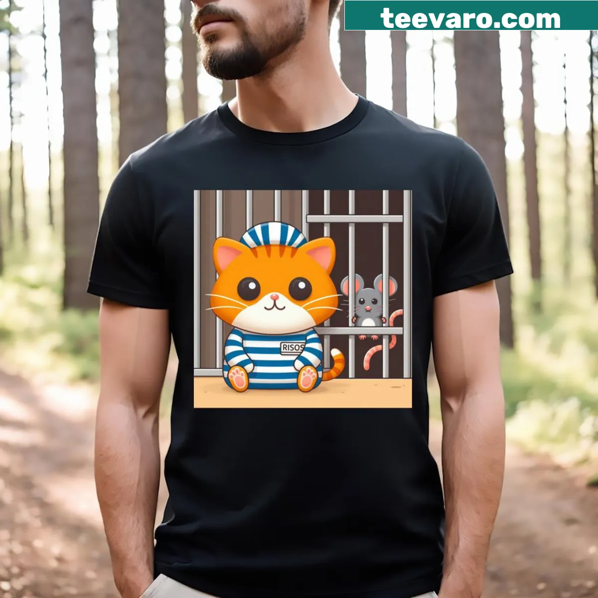 Funny Hozier-themed T-shirt for music lovers — on a men's t-shirt