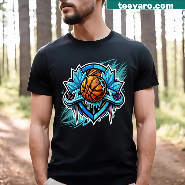 Active T-shirt with motivational sports typography