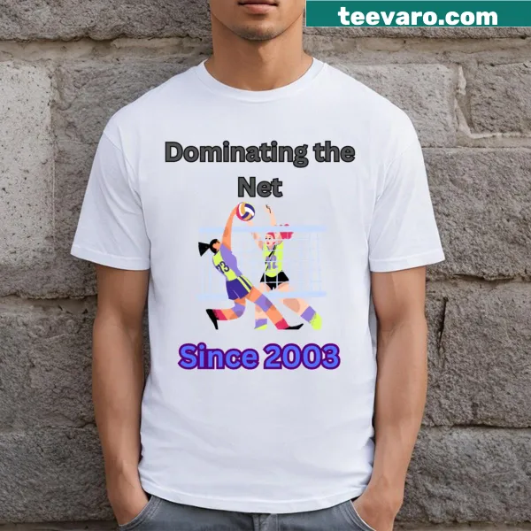 Essential t-shirt with 'Mastering The Net Since 2003' typography