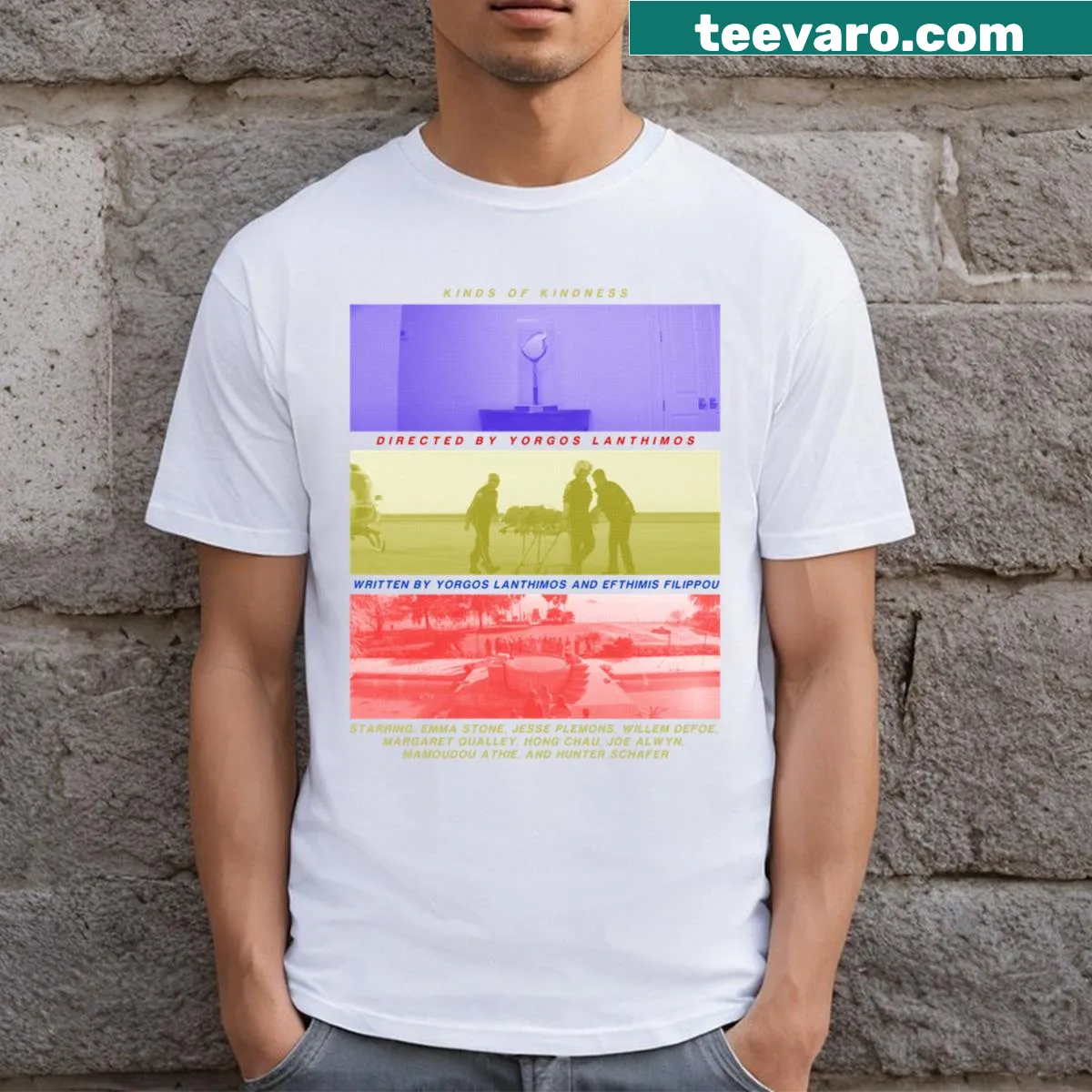 Sarcastic t-shirt stating 'Rmf Is A T-shirt' — on a men's t-shirt