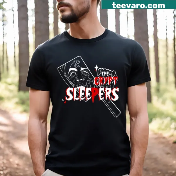 Minimalist logo t-shirt for The Crypt Sleepers