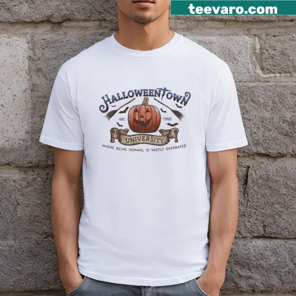 Vintage Halloweentown t-shirt with autumn and spooky graphics