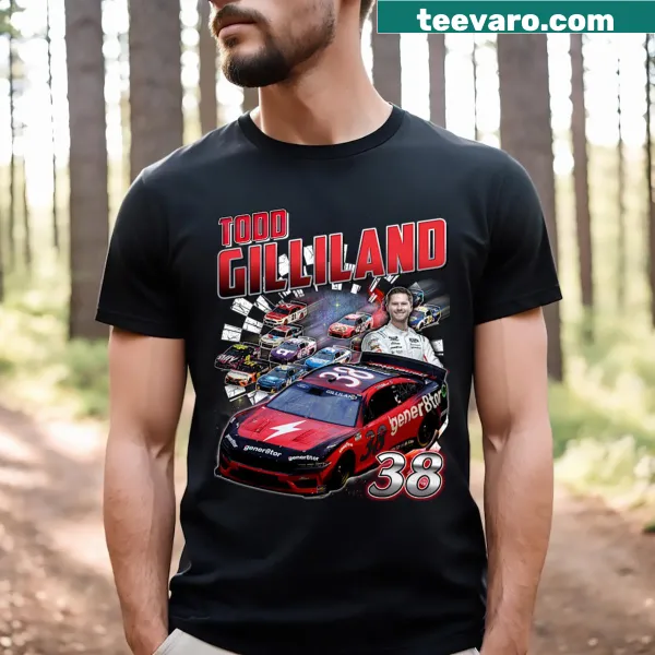 Todd Gilliland racing t-shirt with bold typography