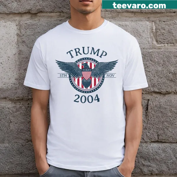 Bold typography shirt with 'Take America Back' election message
