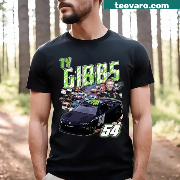 Ty Gibbs t-shirt with bold name display