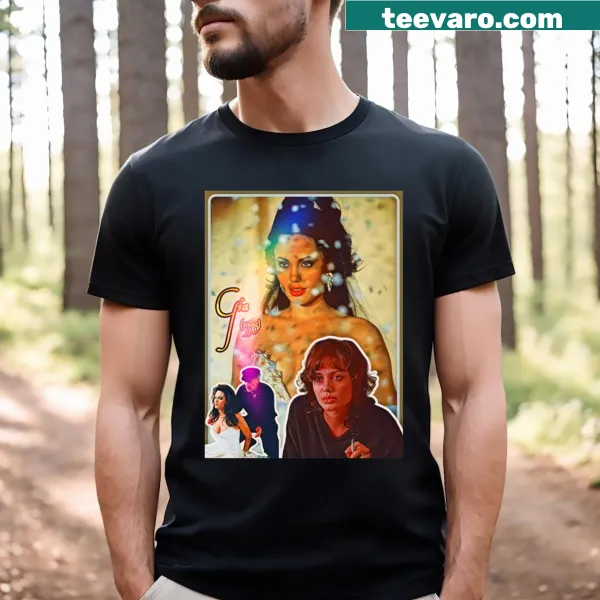 T-shirt honoring the movie Gia with a graphic design