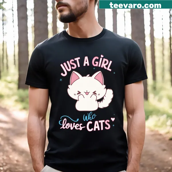 Cute cartoon T-shirt for toddlers who love cats