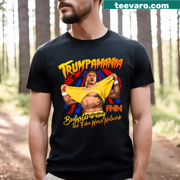 Funny Trump Wrestling Mem T-shirt with bold graphic