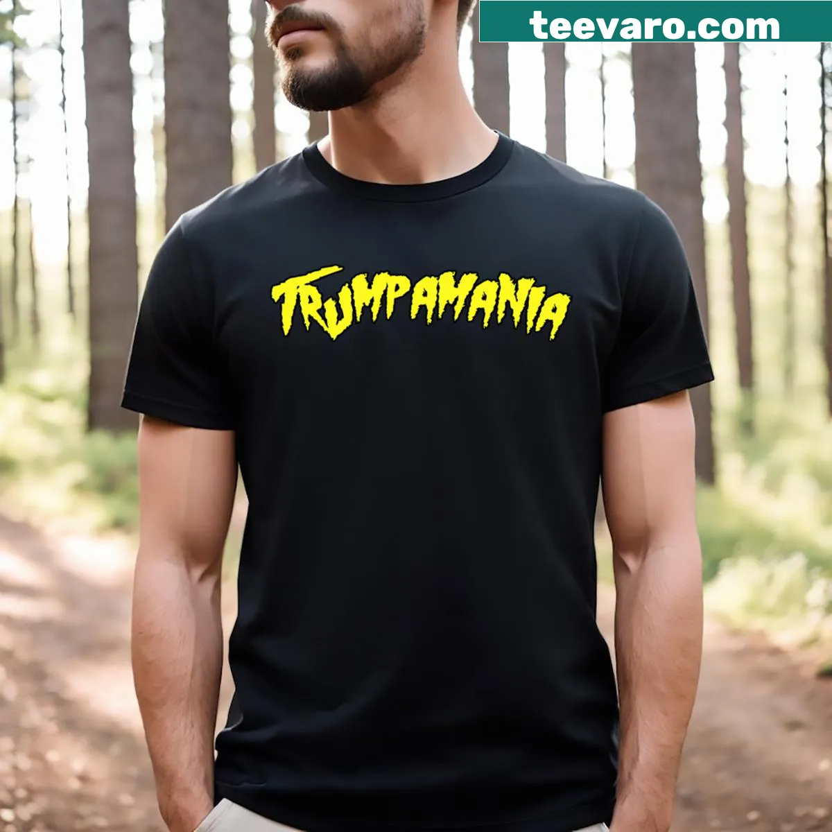 Loyal supporter Trump t-shirt with a passionate design — on a men's t-shirt