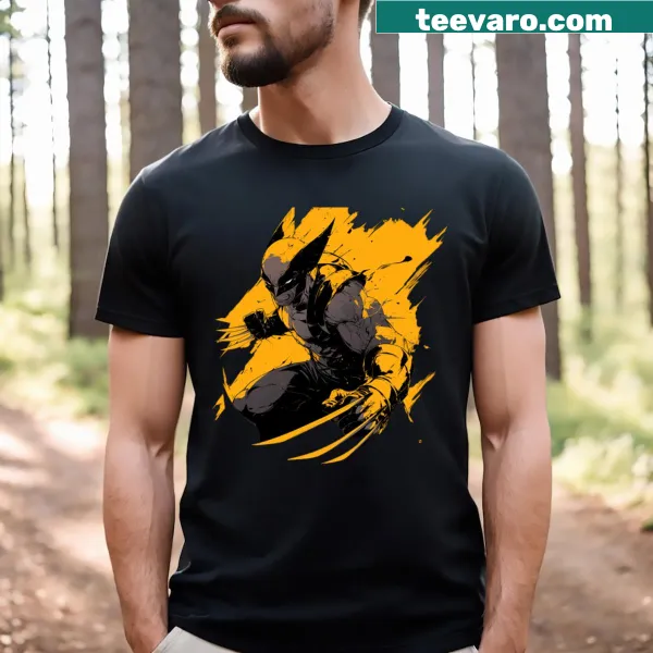 Playful illustration of a beast on a T-shirt